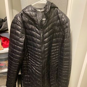 North Face black puffer coat